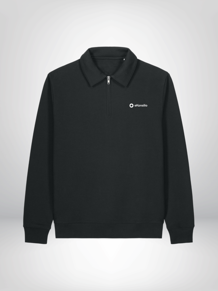 Sweat polo zippé